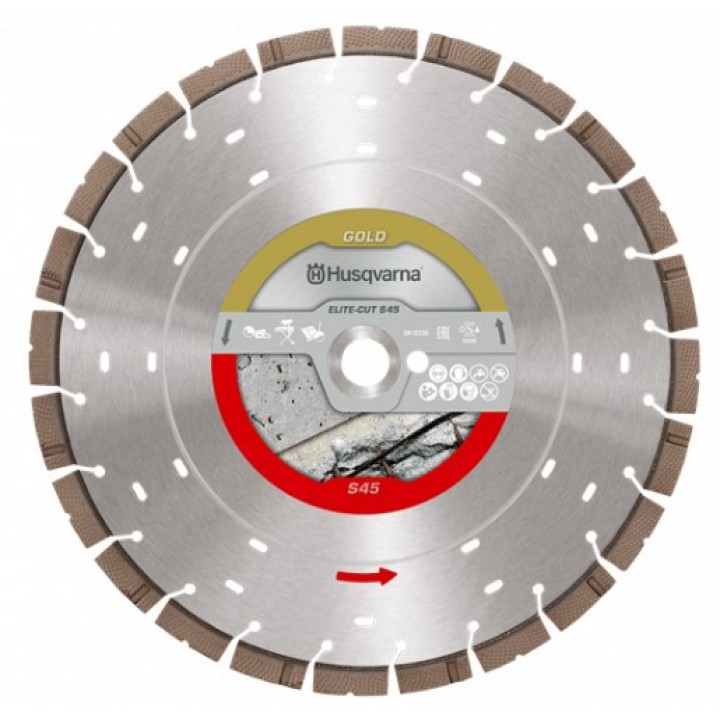 Алмазный диск Husqvarna ELITE-CUT EXO-GRIT S45 300 мм